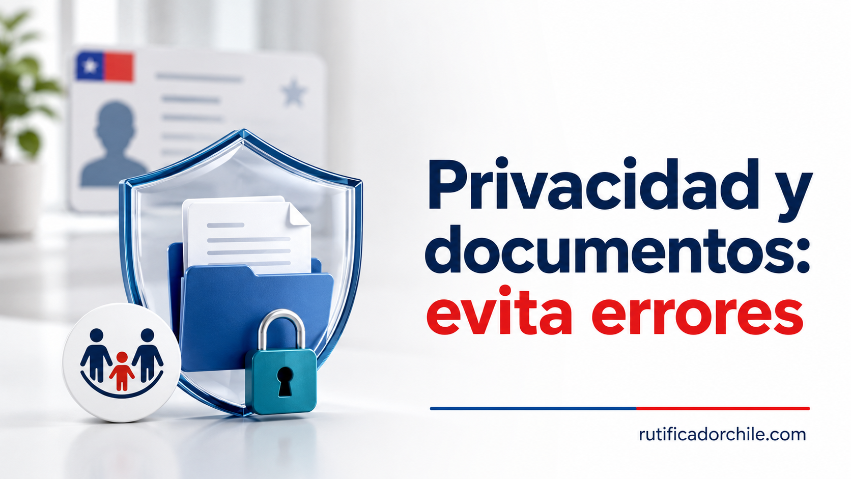 Protección de datos personales y documentos familiares al gestionar información del RUT en Chile