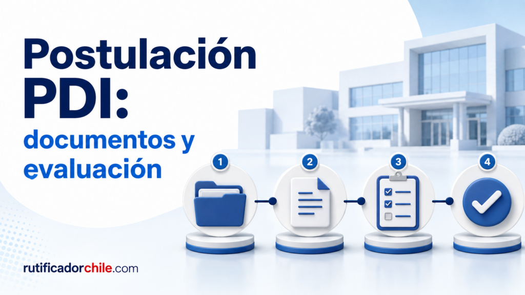postular a la PDI como profesional