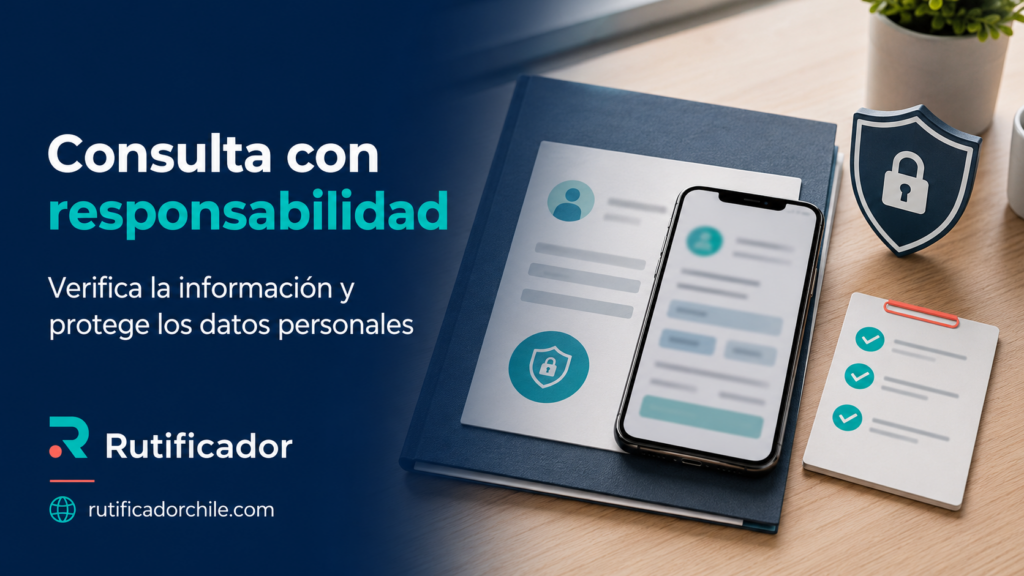 Consulta responsable de información y protección de datos personales.