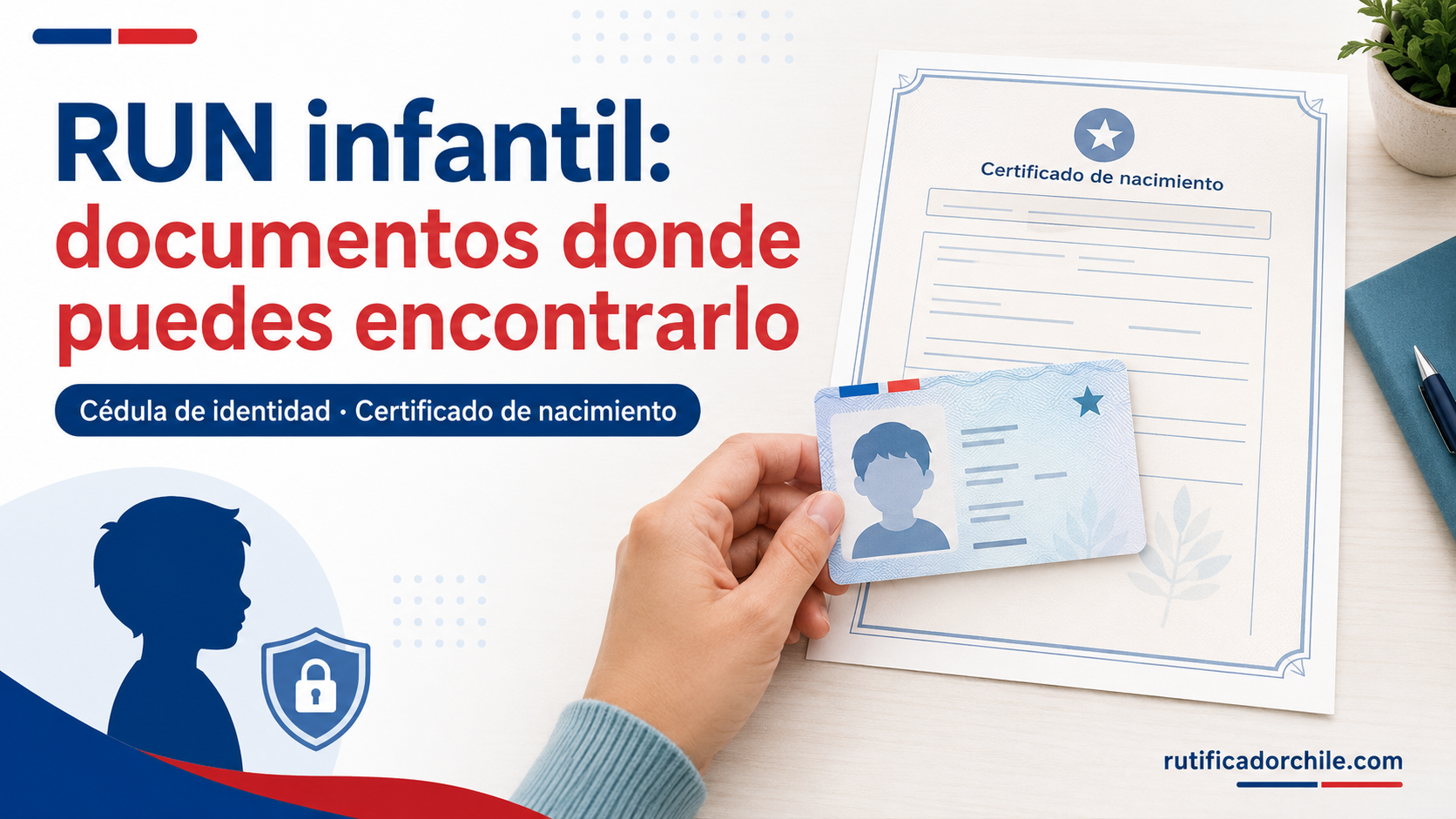 Certificado de nacimiento para conocer el RUN