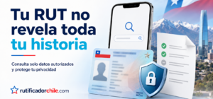 Consulta de información autorizada mediante RUT y protección de datos personales en Chile.