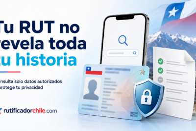 Consulta de información autorizada mediante RUT y protección de datos personales en Chile.