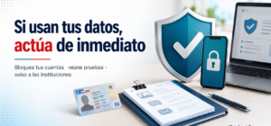 Protección de cuentas, documentos y datos personales después de detectar un uso indebido de identidad.