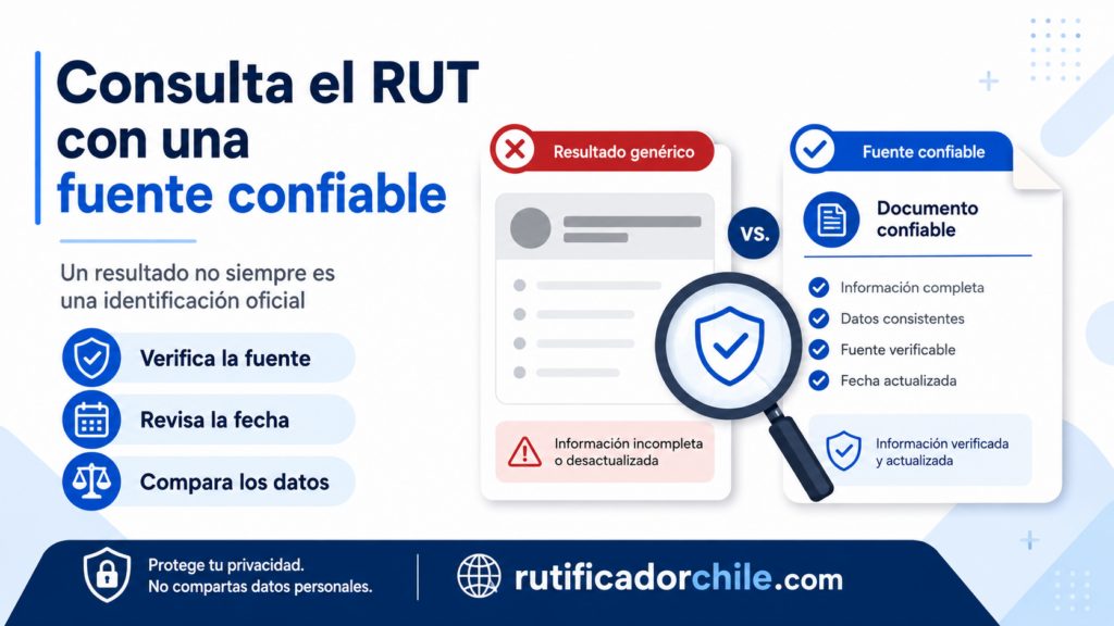 Cómo buscar el nombre de una persona por su RUT
