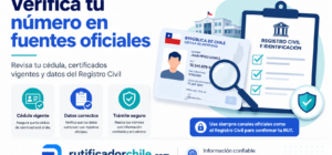 Cómo confirmar tu RUT mediante el Registro Civil