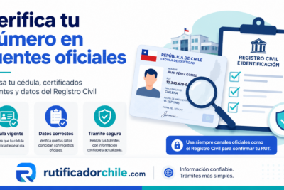 Cómo confirmar tu RUT mediante el Registro Civil