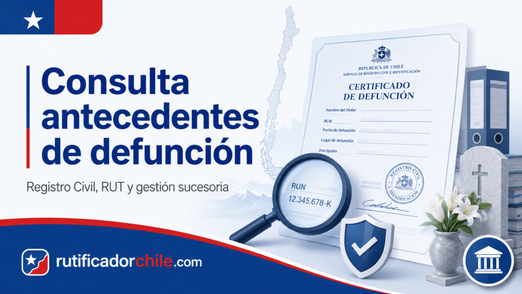Cómo consultar el RUT de una persona fallecida