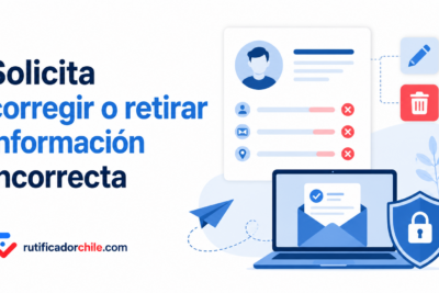 Cómo eliminar o corregir mis datos en un rutificador