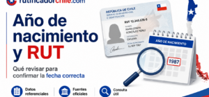 Cómo saber el año de nacimiento asociado a un RUT