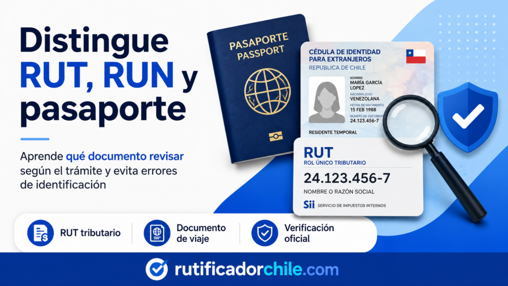Cómo verificar un RUT extranjero sin confundirlo con el pasaporte