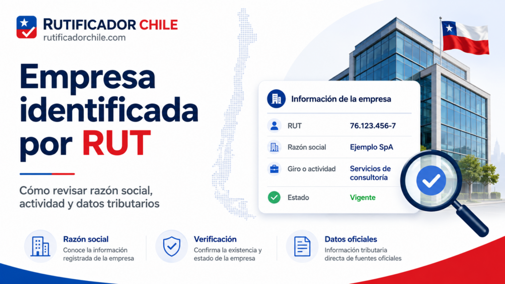 Consultar una empresa por su RUT en Chile