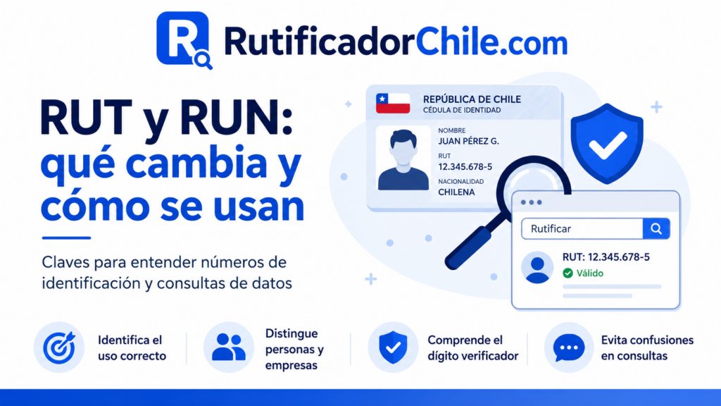 Diferencias entre RUT, RUN