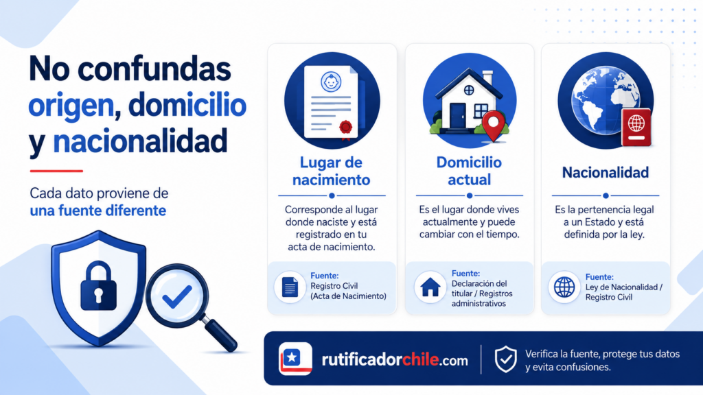 El RUT no permite conocer la edad exacta y protege los datos personales