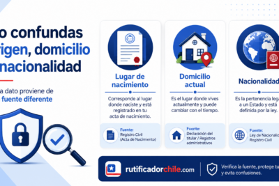 El RUT no permite conocer la edad exacta y protege los datos personales