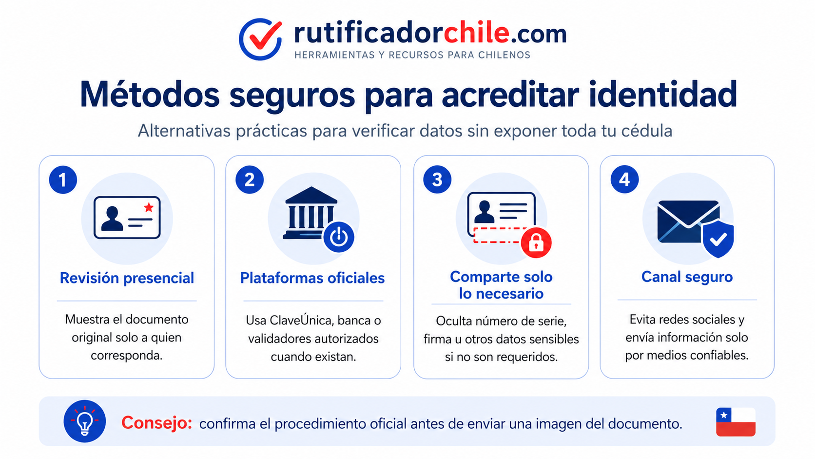 verificar identidad sin publicar una foto de la cédula