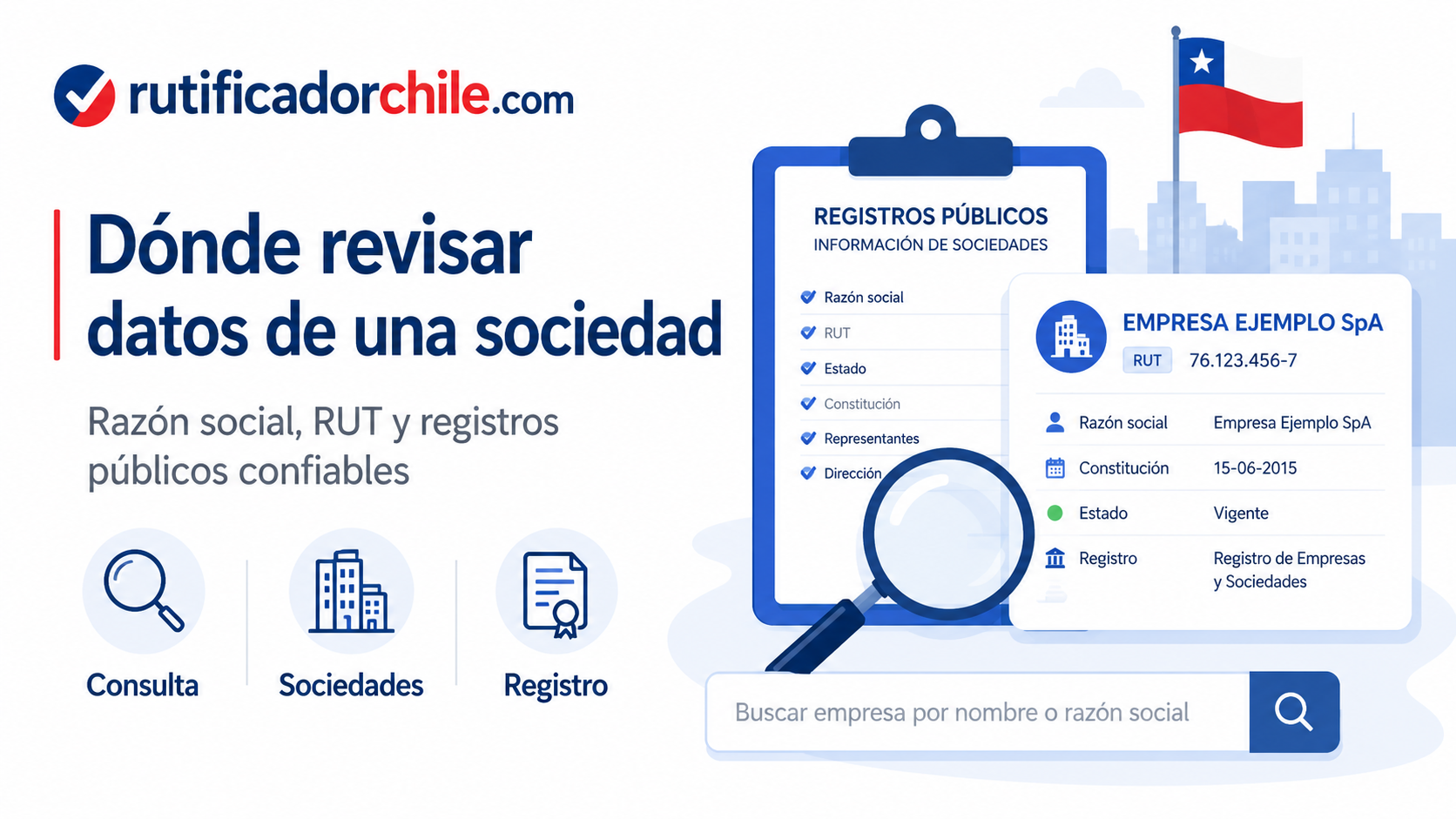 Pasos para buscar el RUT por nombre