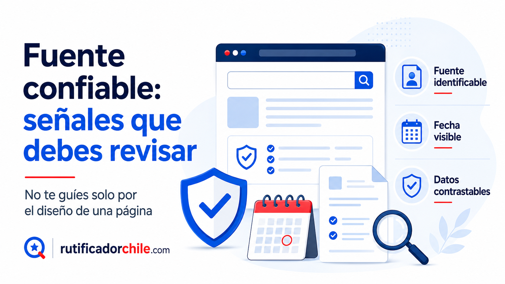 Pasos para revisar el origen, la fecha de actualización y la verificación de información asociada a un RUT