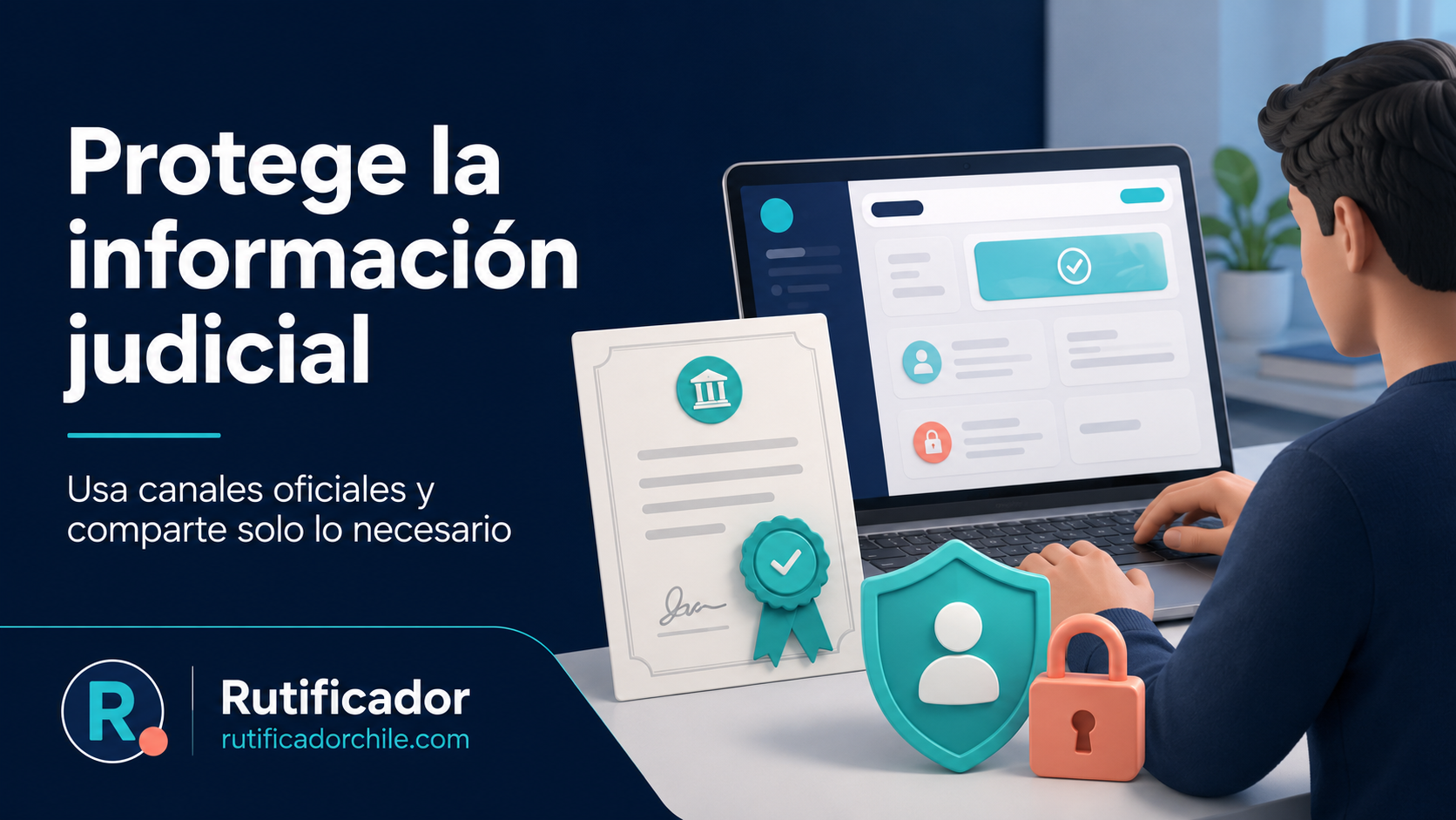 Protección de información judicial mediante canales oficiales y uso responsable de datos