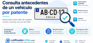 Qué información vehicular puede consultarse con una patente