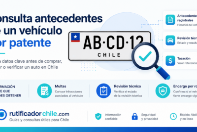 Qué información vehicular puede consultarse con una patente