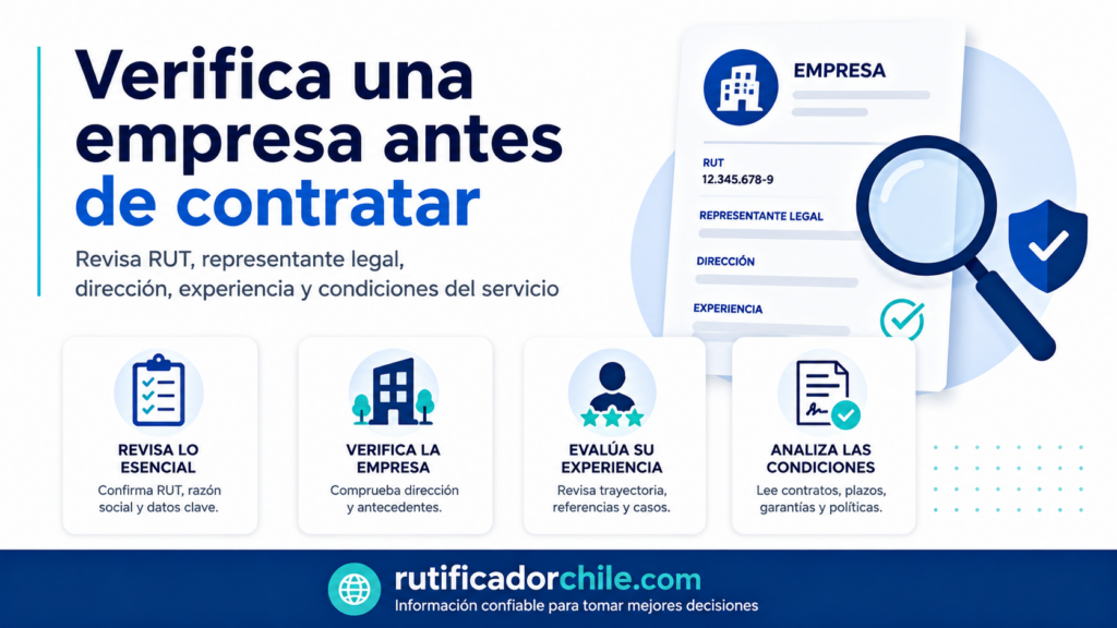 Qué revisar en una empresa antes de contratar sus servicios