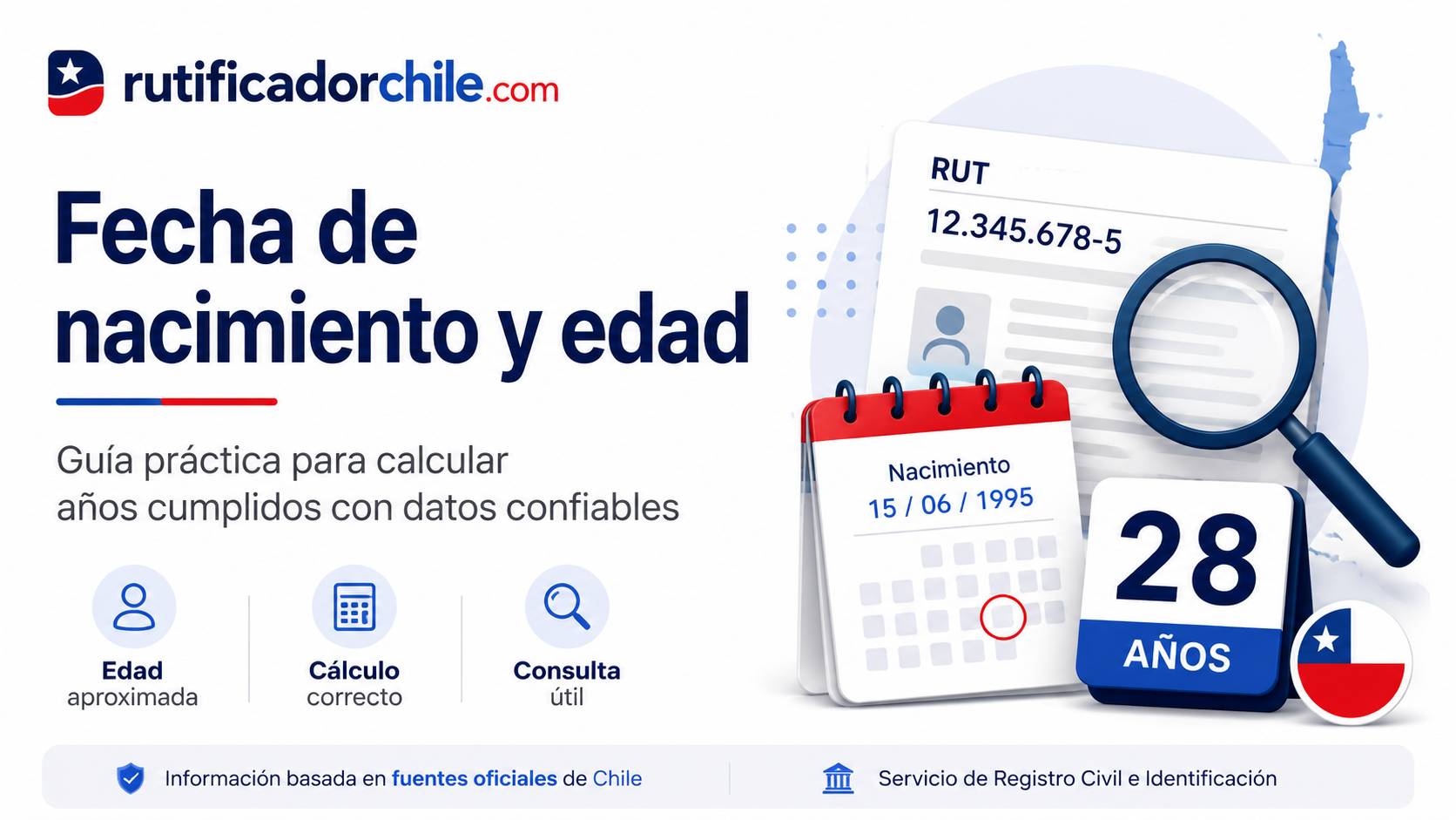 RUN y fecha de nacimiento son datos distintos