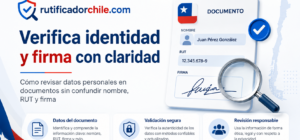 RUT y firma