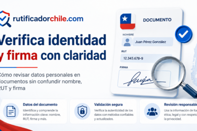 RUT y firma