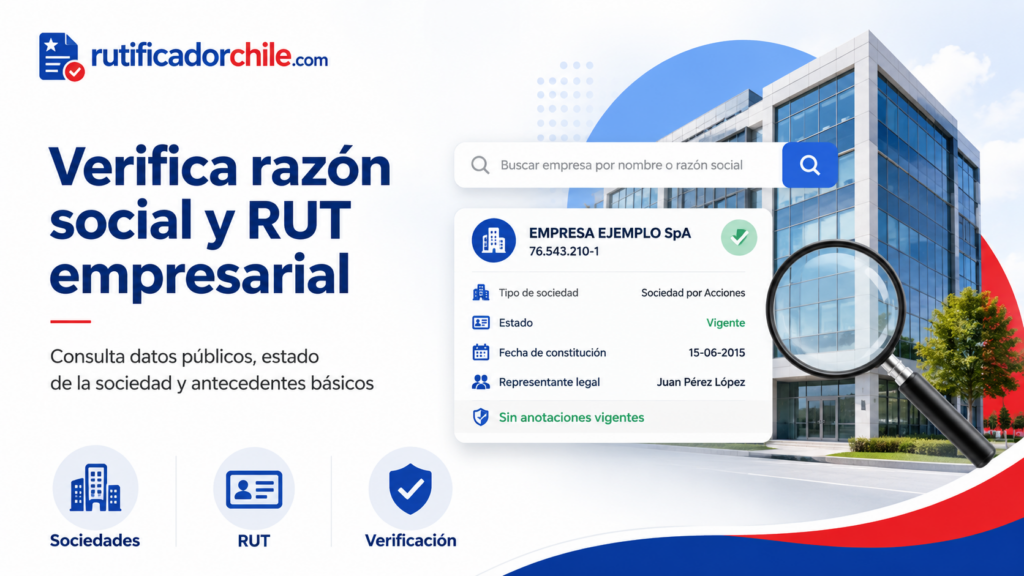 Rutificador de empresas en Chile