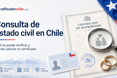 Se puede saber con quién está casada una persona en Chile