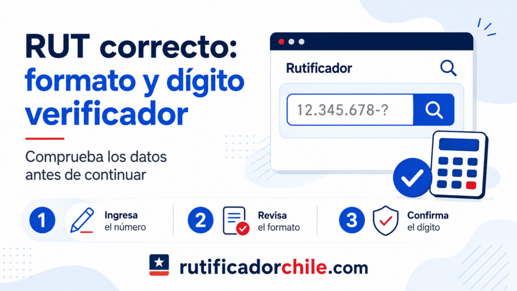 Validación del formato y dígito verificador de un RUT chileno antes de realizar una consulta