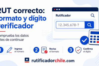 Validación del formato y dígito verificador de un RUT chileno antes de realizar una consulta