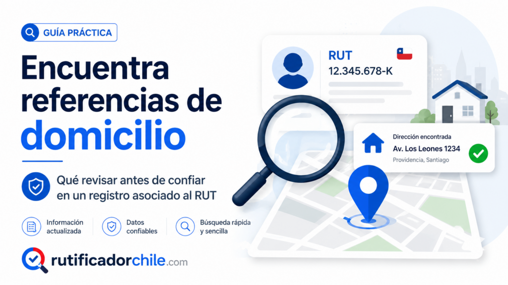 buscar una dirección con nombre y RUT