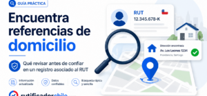 buscar una dirección con nombre y RUT