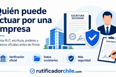 confirmar el representante legal de una sociedad