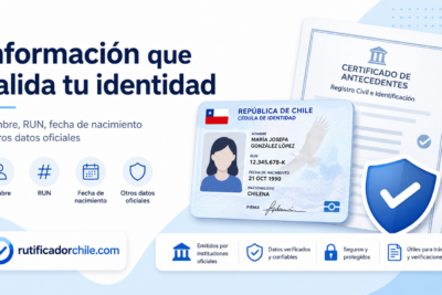 confirmar un certificado de identidad