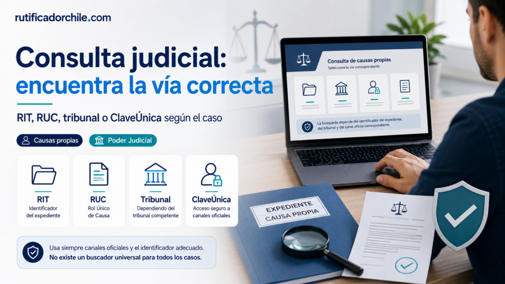 consultar causas judiciales propias con tu RUT