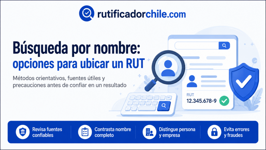 consultar un RUT si solo conoces el nombre