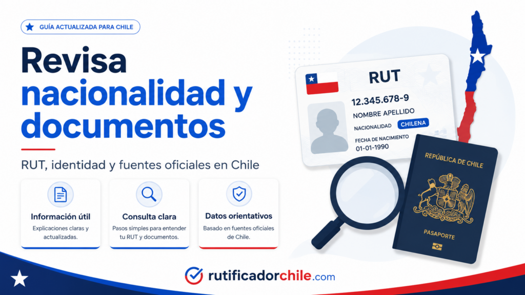 nacionalidad asociada a un RUT