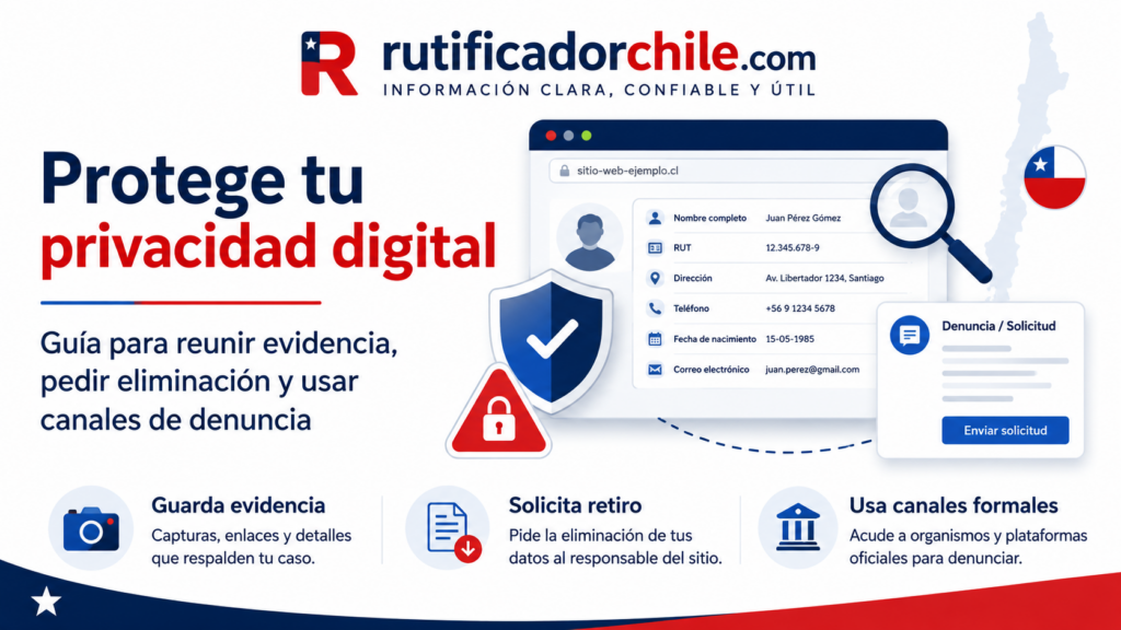 reportar un sitio que expone datos personales