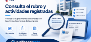 revisar el giro declarado de una empresa