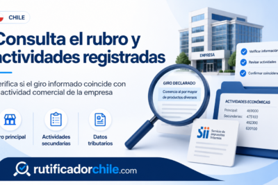 revisar el giro declarado de una empresa