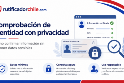 verificar la identidad de una persona sin exponer sus dato