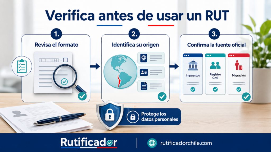 verificar los datos de un RUT extranjero